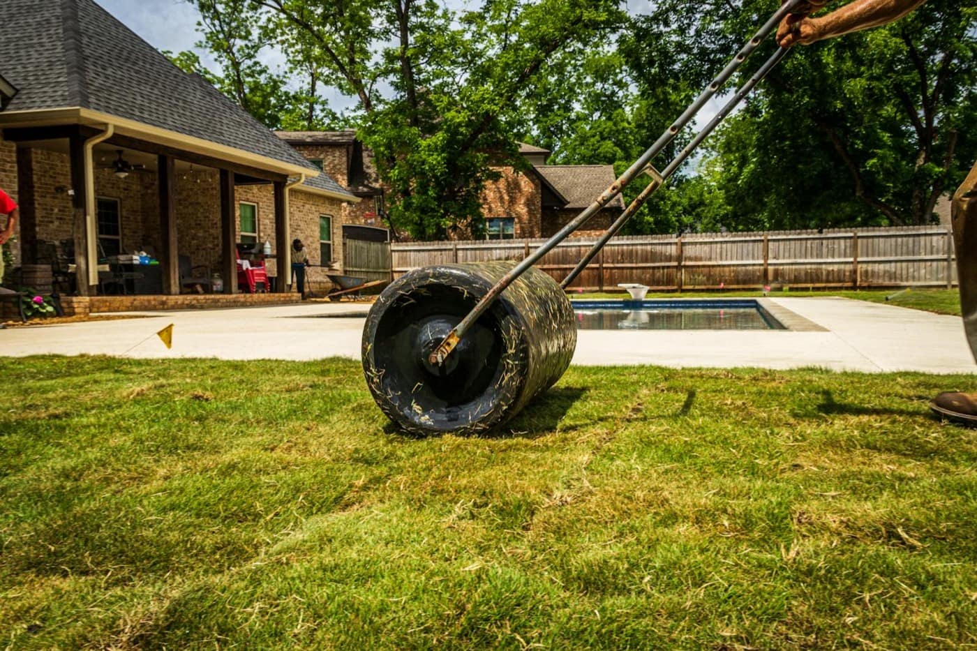 Lawn removal and artificial turf installation process in Denver